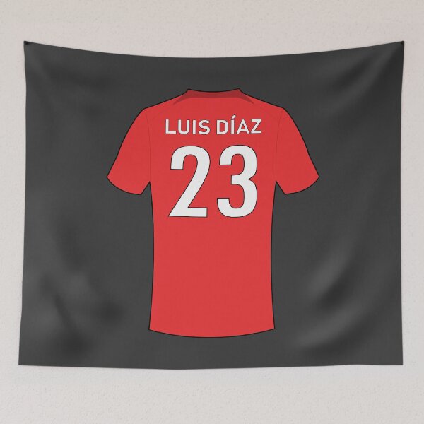 Item preview, Luis Diaz football jersey with number 23 designed and sold by Justtrendytees.