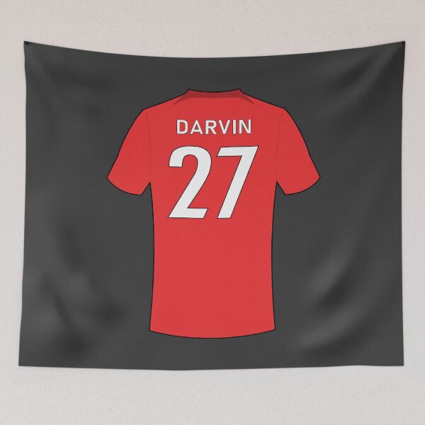 Item preview, Darwin Nunez football jersey with number 27 designed and sold by Justtrendytees.
