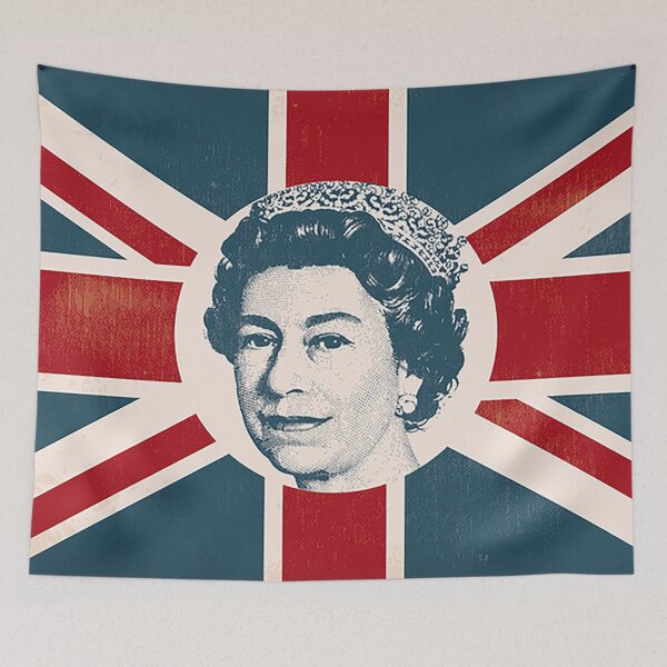 Item preview, Queen Elizabeth II British Flag designed and sold by LightningDes.