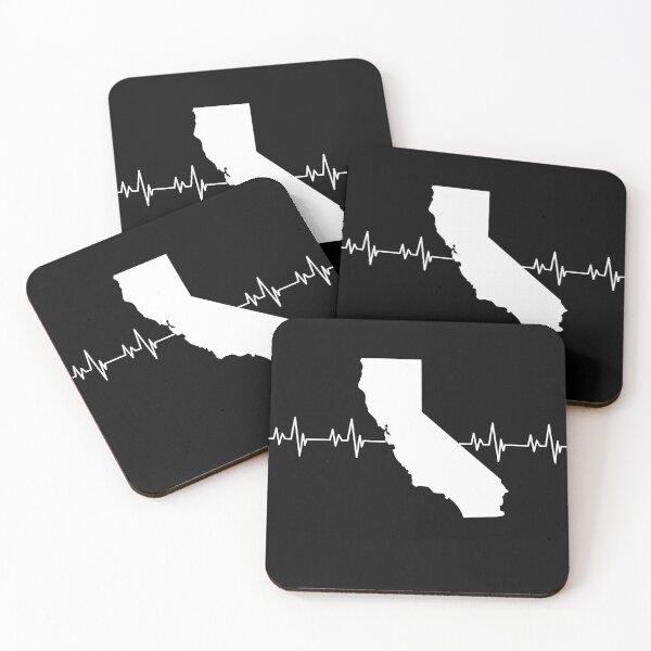 Item preview, California Heartbeat Pulse Line designed and sold by TubularTees.
