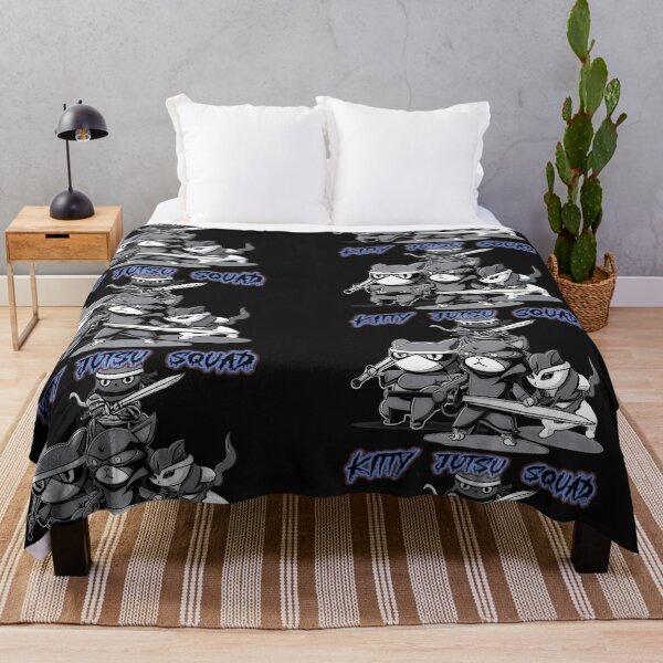 Item preview, Kitty Jutsu Squad Anime Cats Black and White designed and sold by Boztik-Designs.