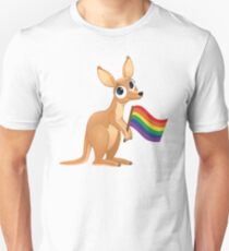 LGBT Gay Pride Kangaroo Australia Unisex T-Shirt