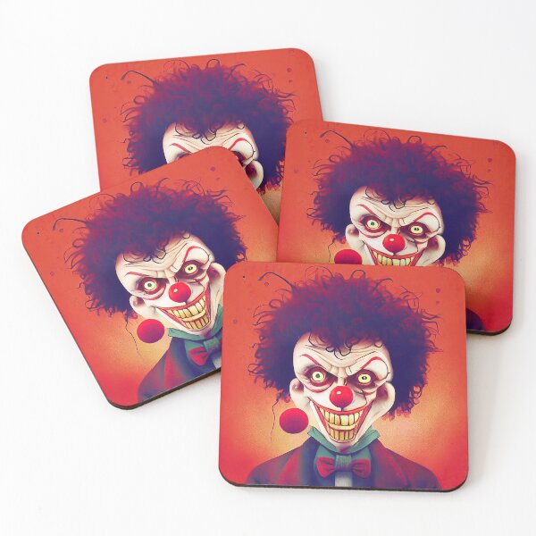Item preview, Scary looking horror clown designed and sold by mrlongfield.