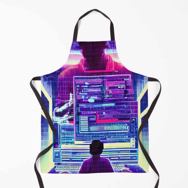 Item preview, Computer Hacker, programmer Vaporwave Synthwave designed and sold by Scoopivich.