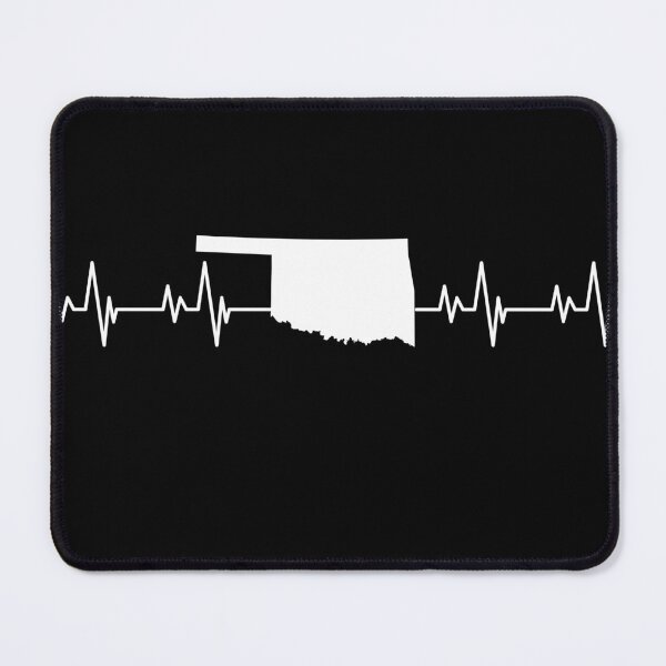 Item preview, Oklahoma Heartbeat Pulse Line designed and sold by TubularTees.