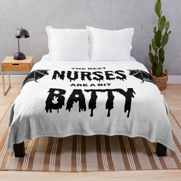 Item preview, The best nurses are a bit batty halloween spooky bat designed and sold by absolutdesign.
