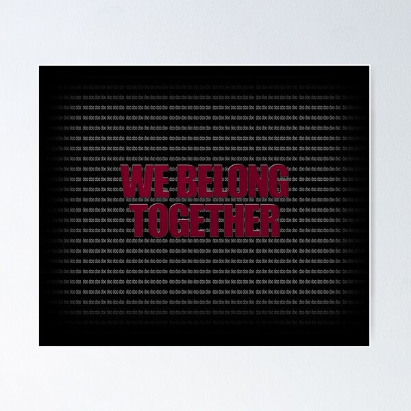 Item preview, We Belong Together - red designed and sold by alirockqueen.