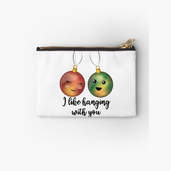 Item preview, I Like Hanging With You - Funny Cute Christmas Puns designed and sold by TheInkElephant.