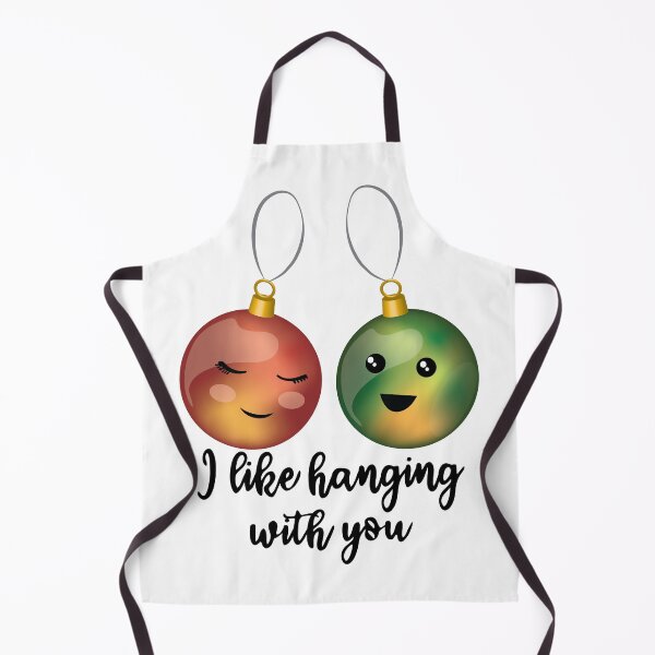 Item preview, I Like Hanging With You - Funny Cute Christmas Puns designed and sold by TheInkElephant.