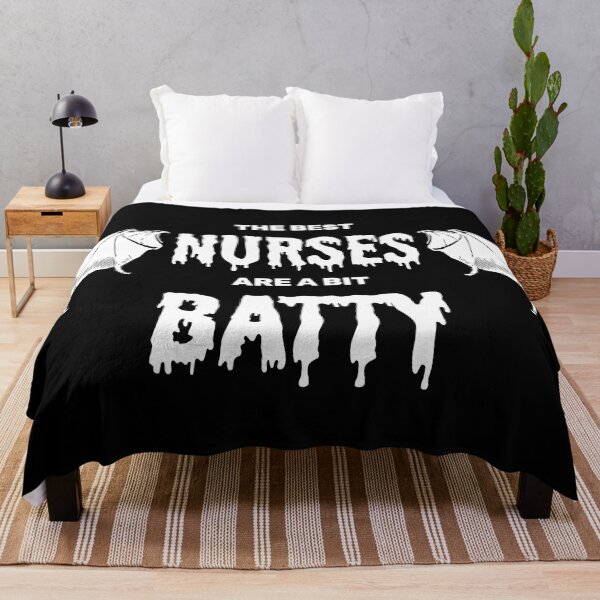 Item preview, The best nurses are a bit batty halloween spooky bat designed and sold by absolutdesign.
