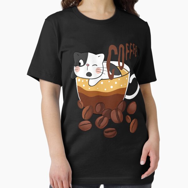 Item preview, Powered by Cats and Coffee, Funny Cats and coffee, I Love Coffee and Cats designed and sold by TrendingPaw.