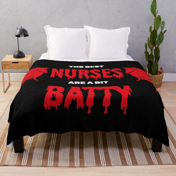 Item preview, The best nurses are a bit batty halloween spooky bat designed and sold by absolutdesign.