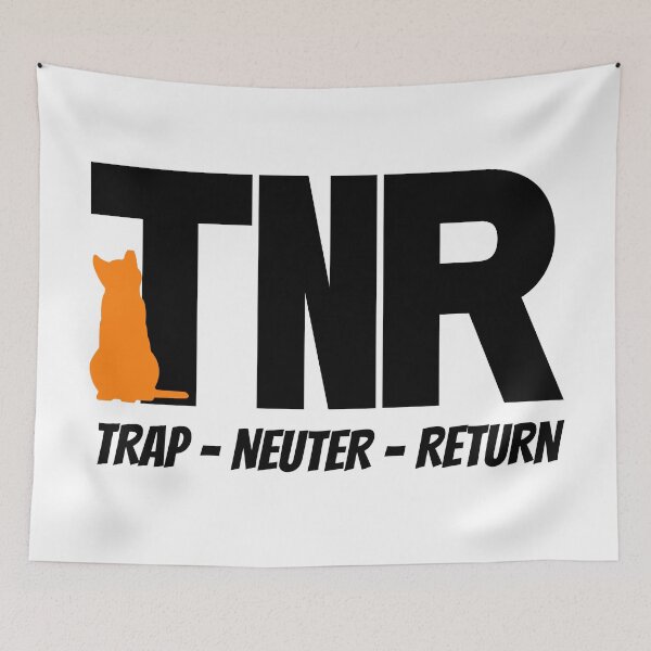 Item preview, Trap Neuter Return with Orange Cat designed and sold by catladyjoy.