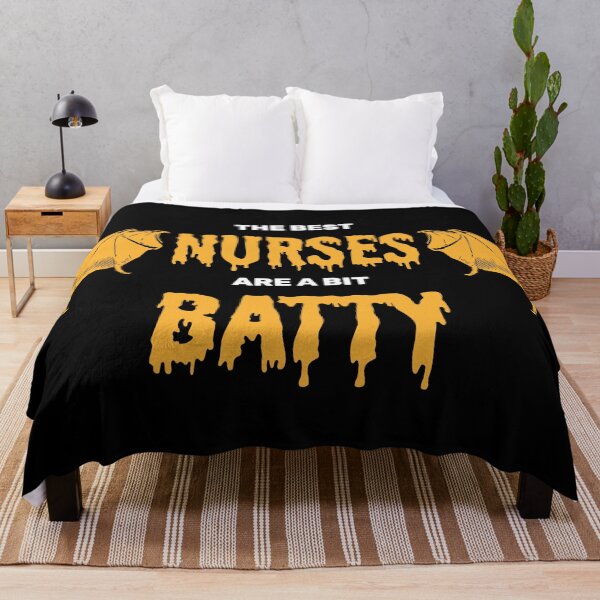 Item preview, The best nurses are a bit batty halloween spooky bat designed and sold by absolutdesign.