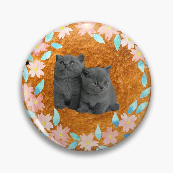 Item preview, cat flower toast designed and sold by ProjectOfColor.