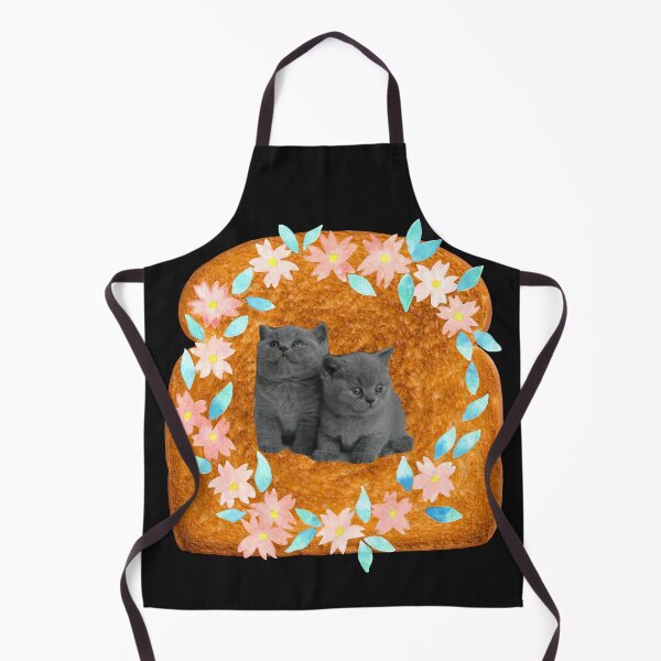 Item preview, cat flower toast designed and sold by ProjectOfColor.