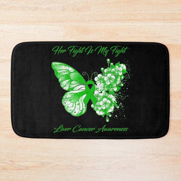 Item preview, Her Fight Is My Fight Liver Cancer Awareness Butterfly Ribbon Gifts designed and sold by Adropine.