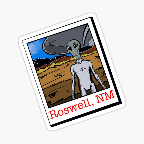 Roswell  Sticker