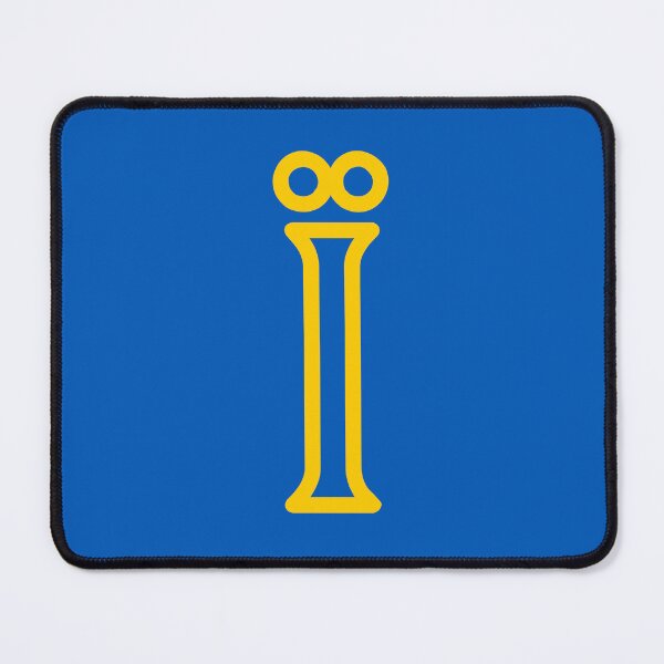 Item preview, Yellow Ukrainian language specific letter Ї designed and sold by Popalt.