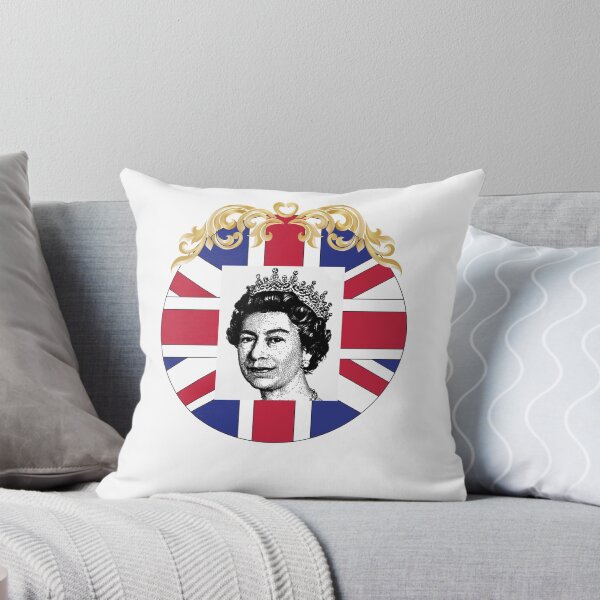 Item preview, Queen Elizabeth RIP memorial British flag mug, cup, sticker, shirt gift souvenir  designed and sold by Paintingladycat.