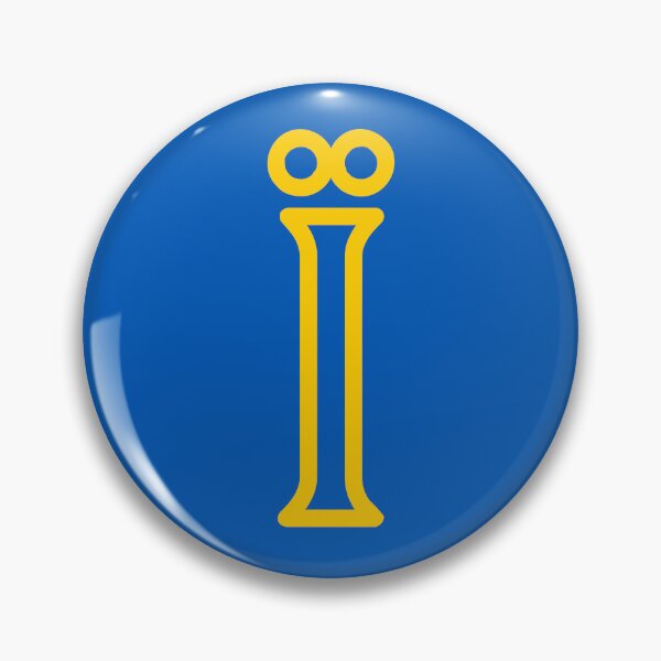 Item preview, Yellow Ukrainian language specific letter Ї  designed and sold by Popalt.