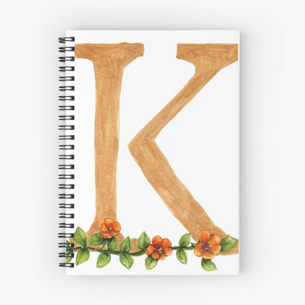 Item preview, Floral Letter K designed and sold by ninalatorre.