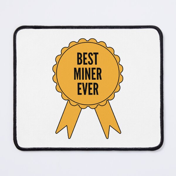 Item preview, Best Miner Ever Gold Medal Achievement designed and sold by SVPOD.