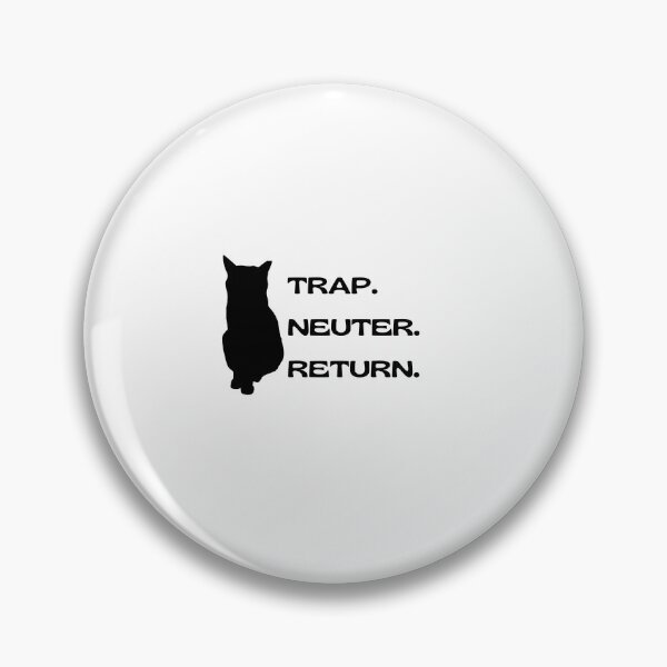 Item preview, Trap Neuter Return with Black Cat designed and sold by catladyjoy.