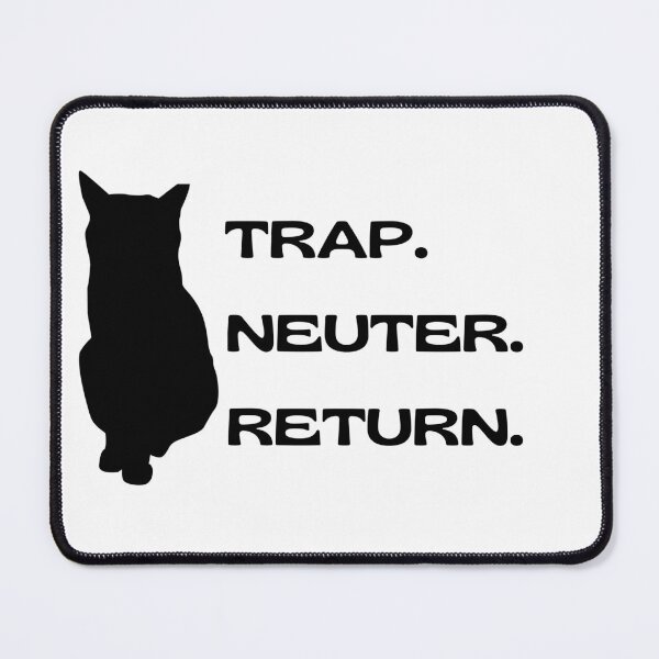 Item preview, Trap Neuter Return with Black Cat designed and sold by catladyjoy.