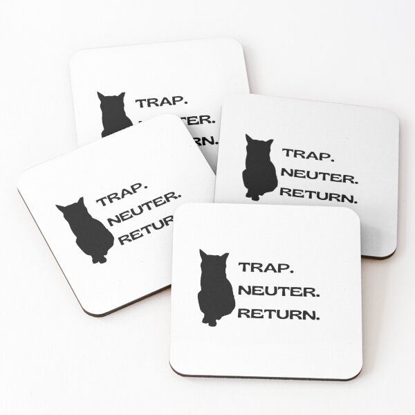 Item preview, Trap Neuter Return with Black Cat designed and sold by catladyjoy.