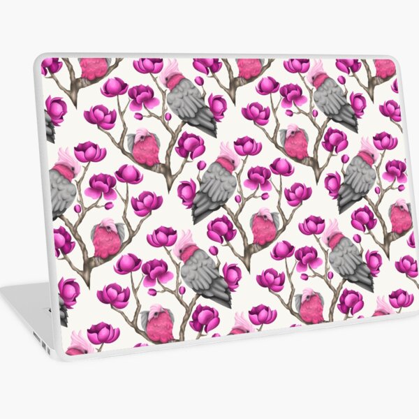 Simple Flowering Galahs Laptop Skin
