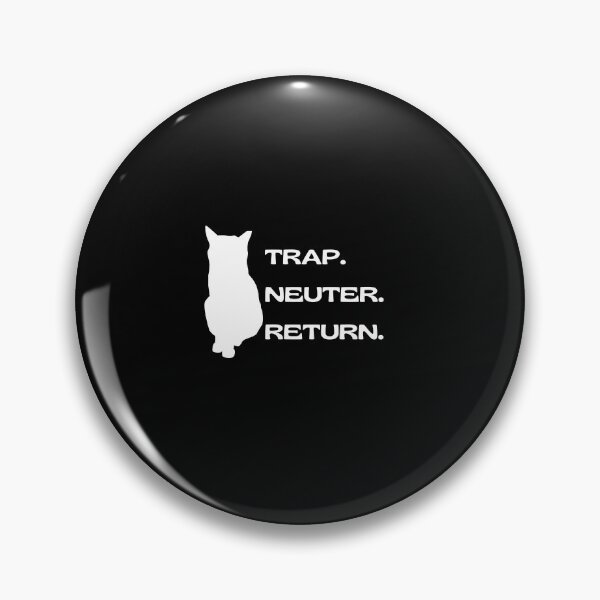 Item preview, Trap Neuter Return with White Cat designed and sold by catladyjoy.