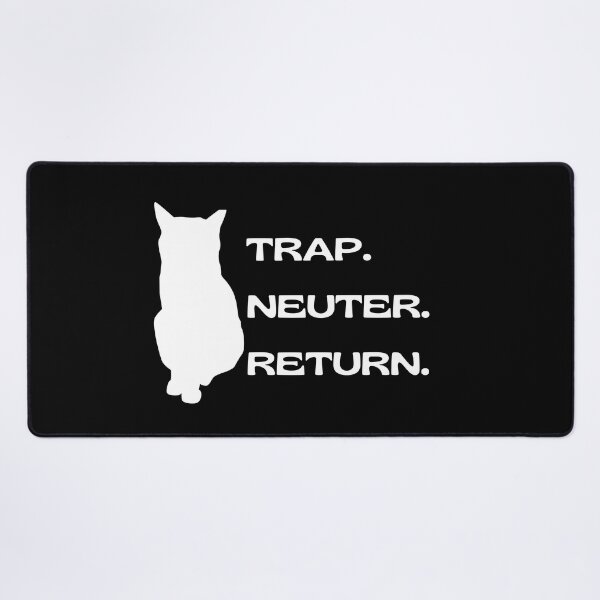 Item preview, Trap Neuter Return with White Cat designed and sold by catladyjoy.