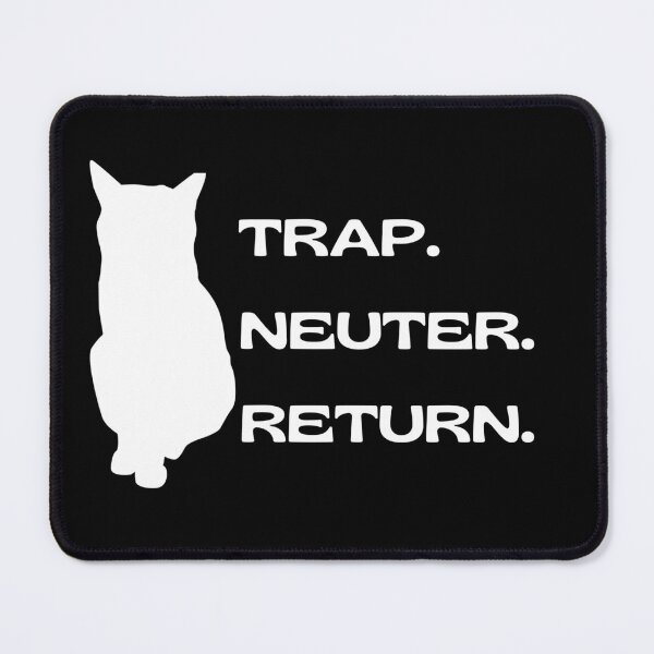 Item preview, Trap Neuter Return with White Cat designed and sold by catladyjoy.