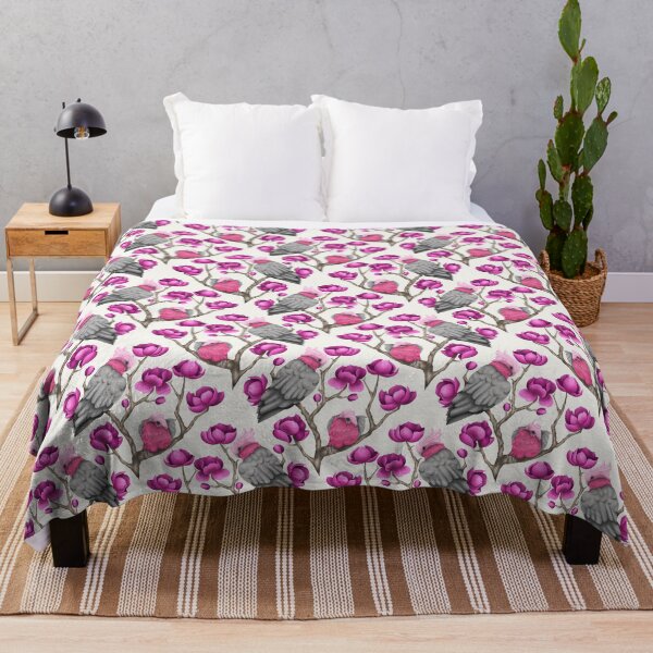 Item preview, Simple Flowering Galahs  designed and sold by smoothfoxill.