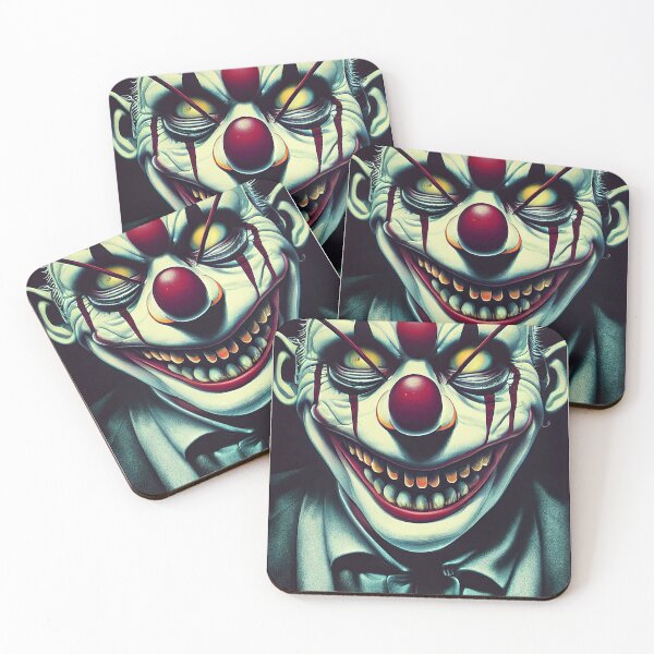 Item preview, Scary horror circus clown designed and sold by mrlongfield.
