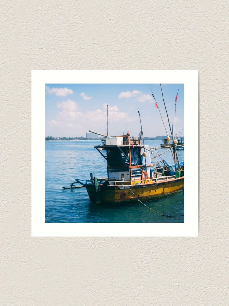 Old Fishing Boat Art Print for Sale by DEC02