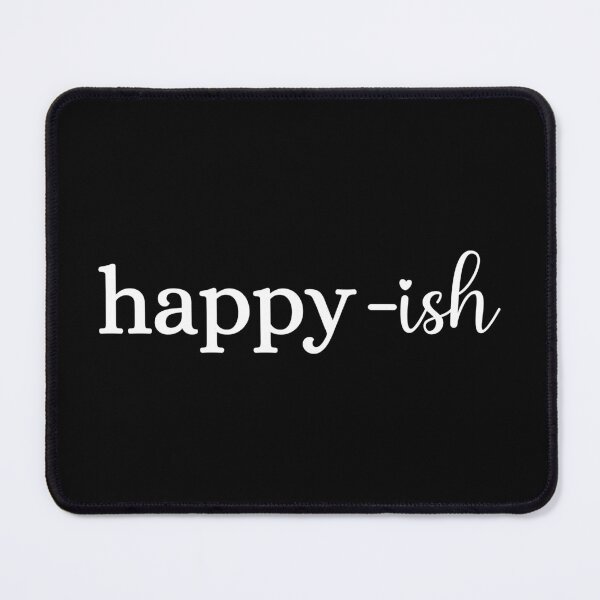 Item preview, happy-ish in white design designed and sold by beccaveedesigns.