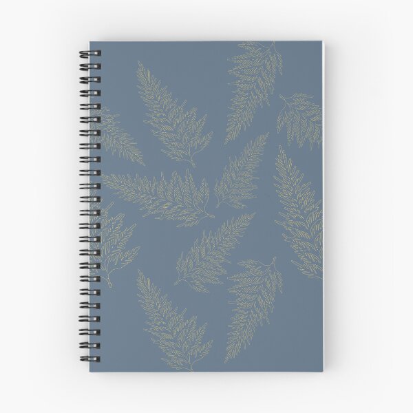 Item preview, Illustrated scattering of cedar needle branches blue designed and sold by AngelDawnDesign.