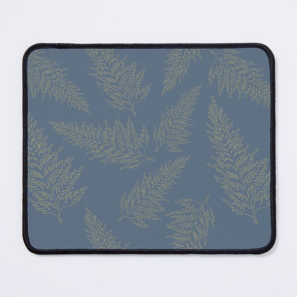 Item preview, Illustrated scattering of cedar needle branches blue designed and sold by AngelDawnDesign.