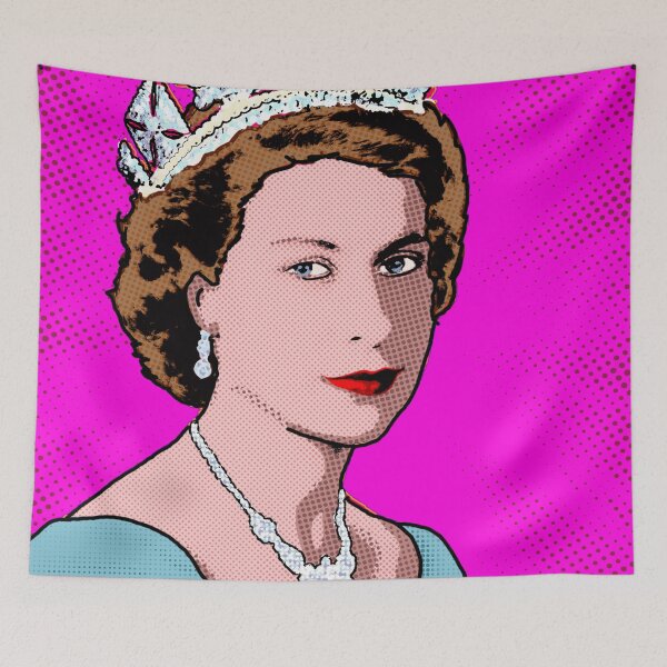 Item preview, Queen Elizabeth Pop Art designed and sold by Curtis Jensen.
