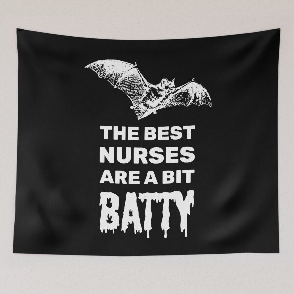 Item preview, The best nurses are a bit batty halloween spooky bat designed and sold by absolutdesign.