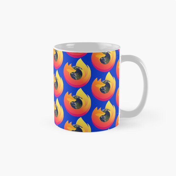 Aperçu de l'œuvre Nouveau logo de Firefox entourant la Terre créée et vendue par 10slash1.