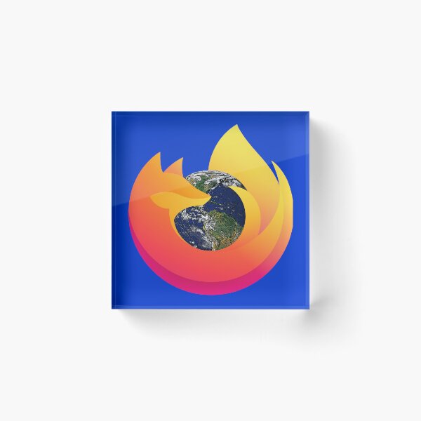 Item preview, Firefox Newer Logo Surrounding Earth designed and sold by 10slash1.