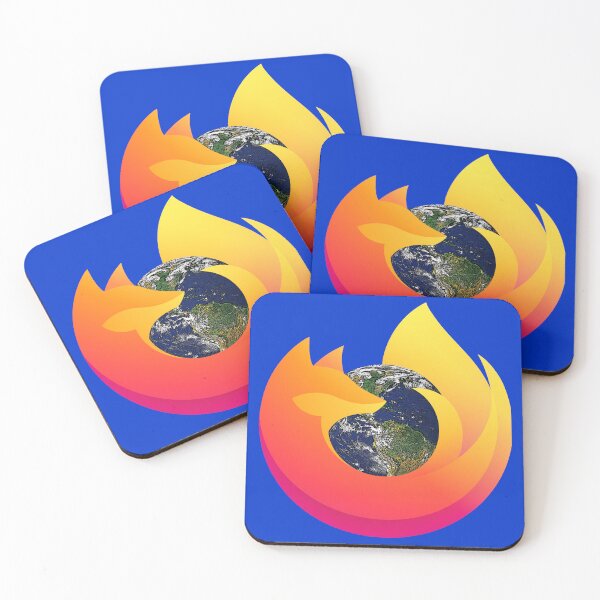 Item preview, Firefox Newer Logo Surrounding Earth designed and sold by 10slash1.