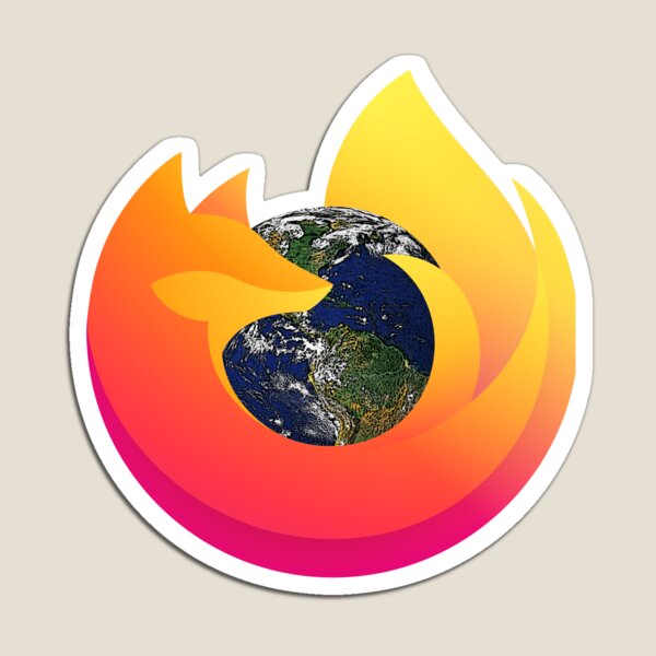 Item preview, Firefox Newer Logo Surrounding Earth designed and sold by 10slash1.
