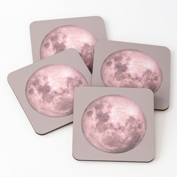 Artikelvorschau, Der rosa Mond, Mond, Mädchenmond, hübscher Mond, Mond, rosa Luna, Mondmädchen, Vollmond entworfen und verkauft von Clancy Rodgers.