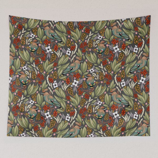 Item preview, Green Wayward Waxwings designed and sold by smoothfoxill.