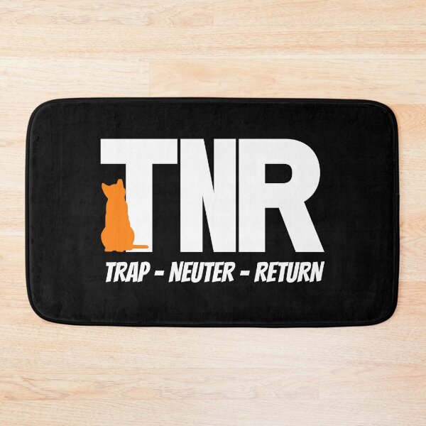 Item preview, Trap Neuter Return White with Orange Cat designed and sold by catladyjoy.