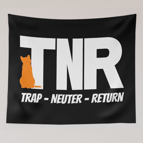 Item preview, Trap Neuter Return White with Orange Cat designed and sold by catladyjoy.